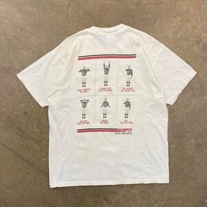 Vintage ESPN Zone Referee Comedy Funny Sports 2000s T-Shirt Size Large
